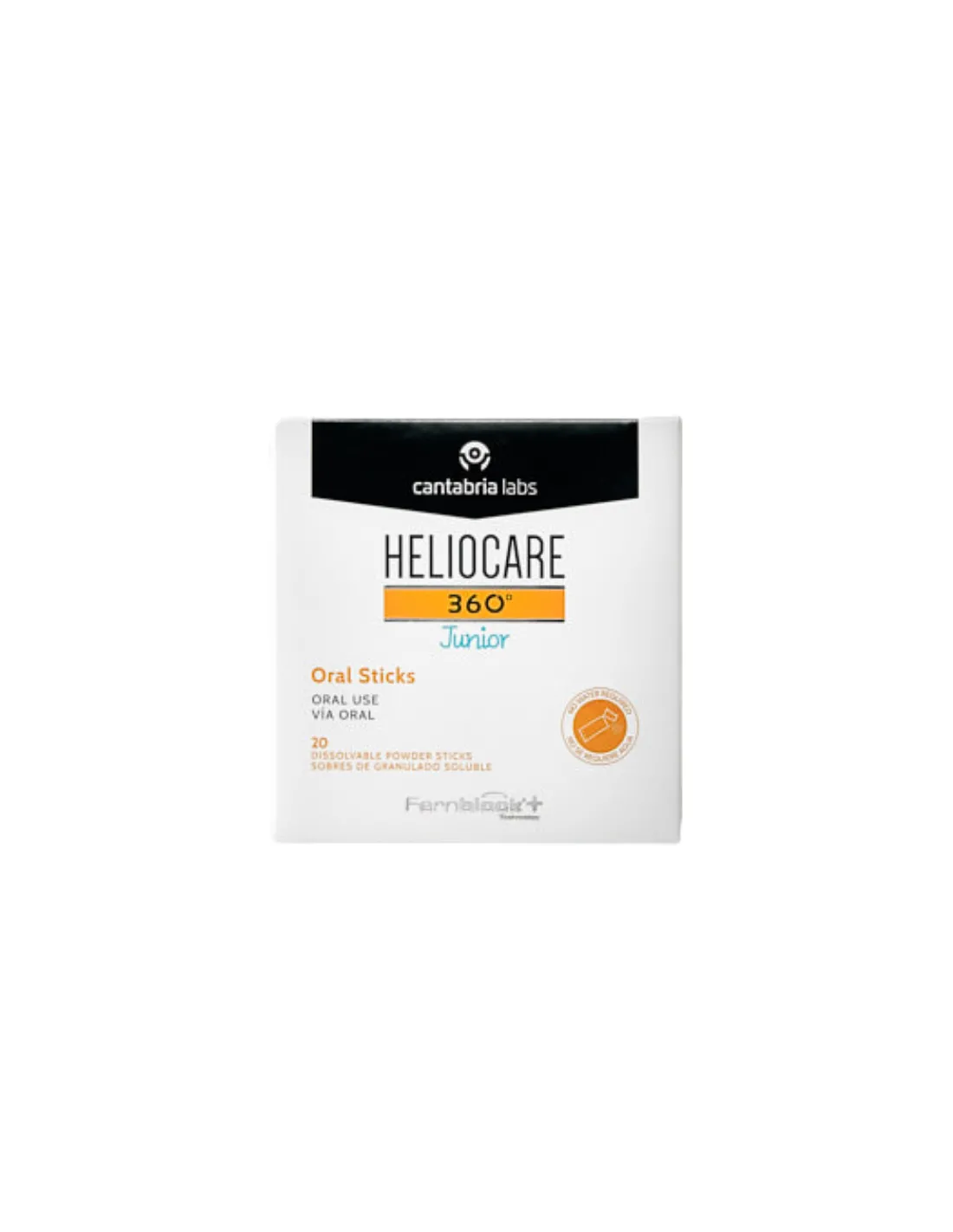 Heliocare 360º Junior Oral Sticks 20 Unidades