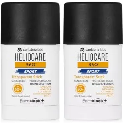 Heliocare 360º SPORT Transparent Stick SPF 50+ 25g Duplo Promoción