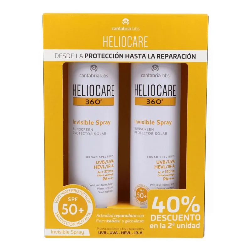 Heliocare 360 Spray Invisible 2 x 200ml