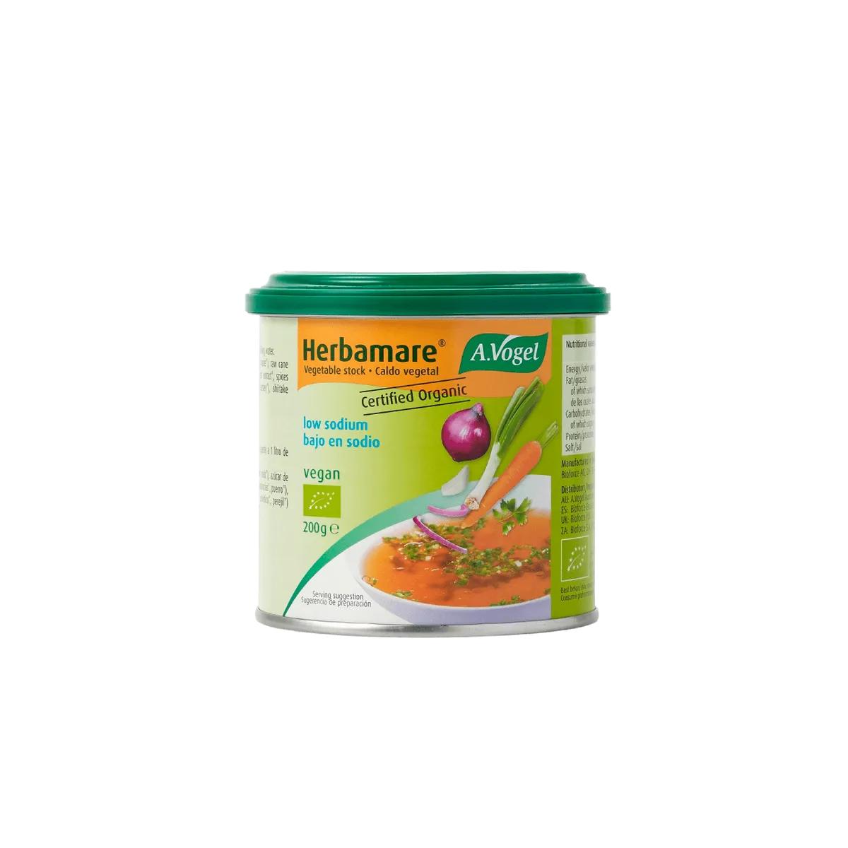 HERBAMARE CALDO VEGETAL bajo en sodio bote 200GR - A. VOGEL