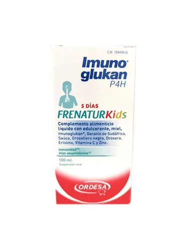 IMUNOGLUKAN P4H FRENATURKIDS JARABE 100 ML