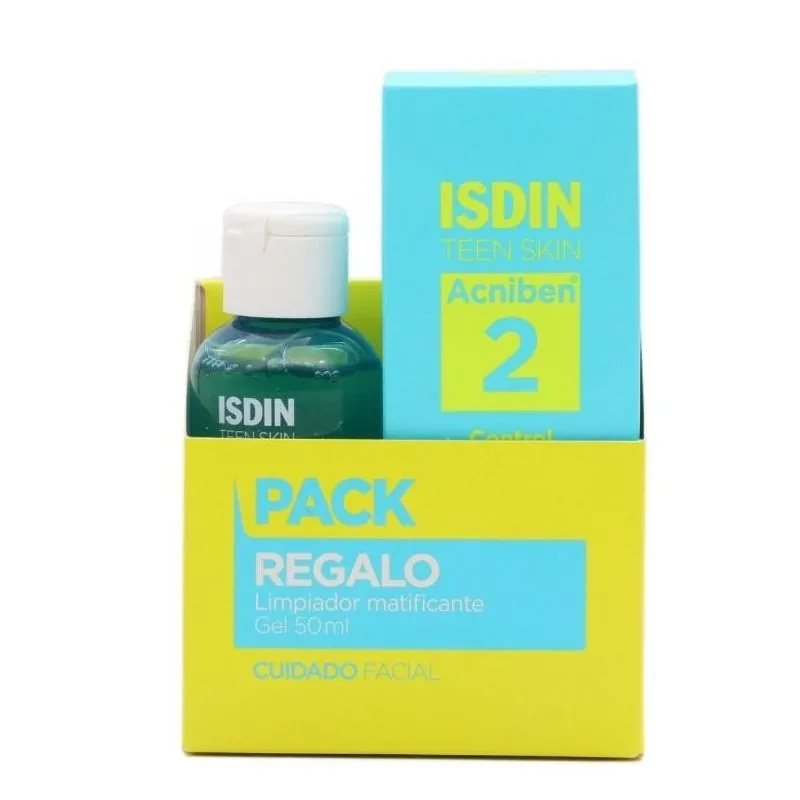 Isdin Acniben Gel Crema Control de Brillos 40ml + Limpiador Matificante 150ml