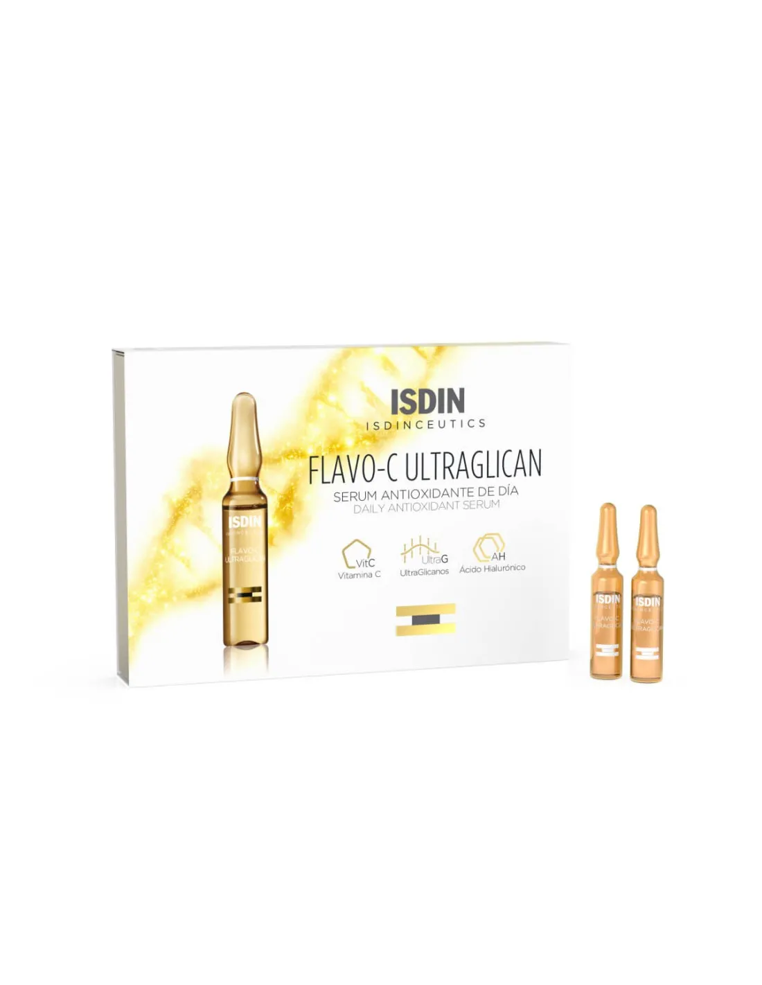 ISDIN Isdinceutics Flavo-C Ultraglican 30 Ampollas de 2 ml