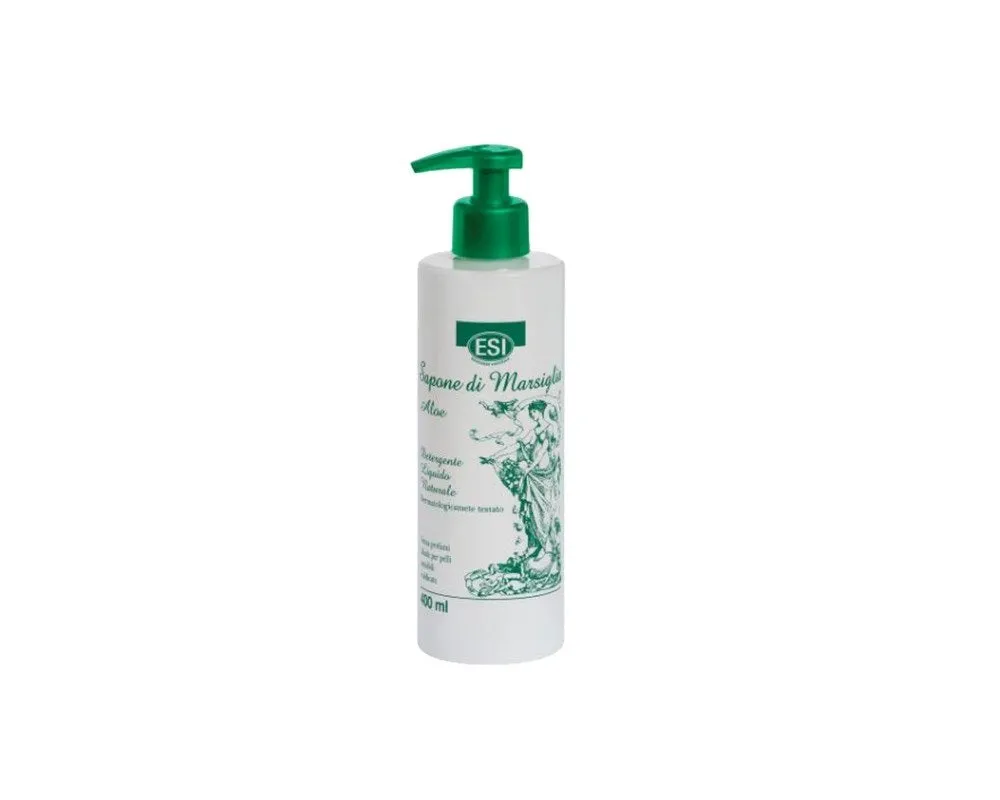 JABON MARSELLA ALOE (LIQUIDO) 400 ML ESI