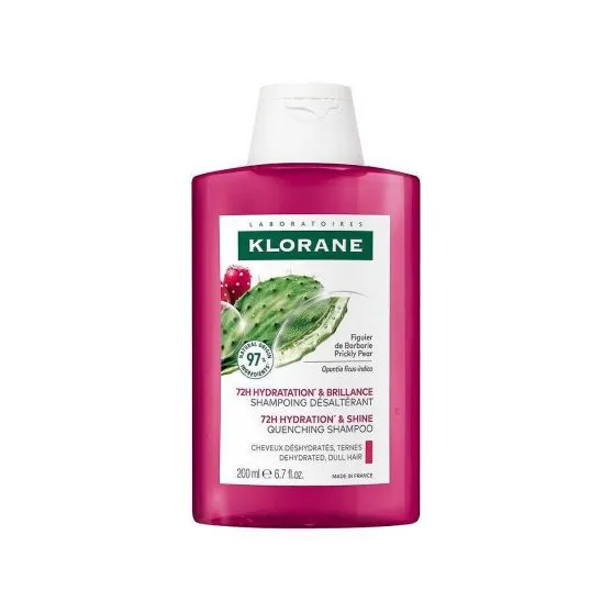 Klorane Brillo & Hidratación Champú al Higo de Barbaria 200 ml