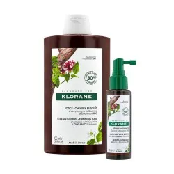 Klorane Rutina Anticaida Champú Quinina 400ml + Sérum Anticaída 100ml