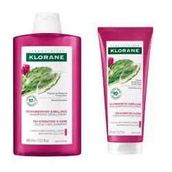 Klorane Rutina Brillo Champú Higo de barbaria 400ml + Acondicionador Higo 200ml