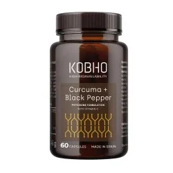Kobho Cúrcuma + Pimienta Negra 60 Cápsulas