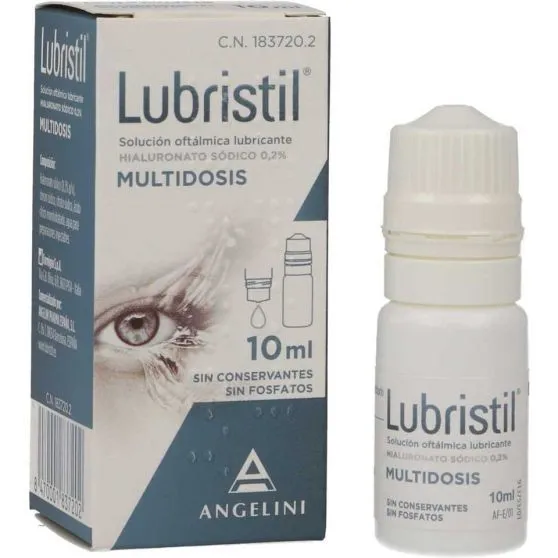 Lubristil Solución Oftálmica multidosis Hialuronato Sódico 0,2%