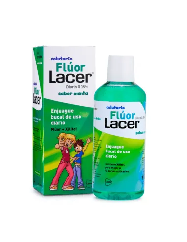 LACER FLUOR COLUTORIO DIARIO SABOR MENTA 500 ML.