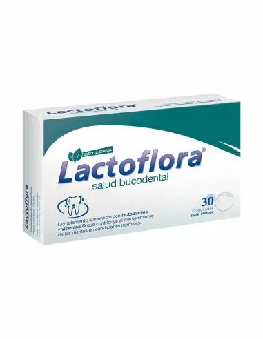 LACTOFLORA SALUD BUCODENTAL MENTA 30 COMPRIMIDOS