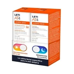 Leti At4 Defense Crema Facial SPF50 50 ml + 50ml Duplo Promocion