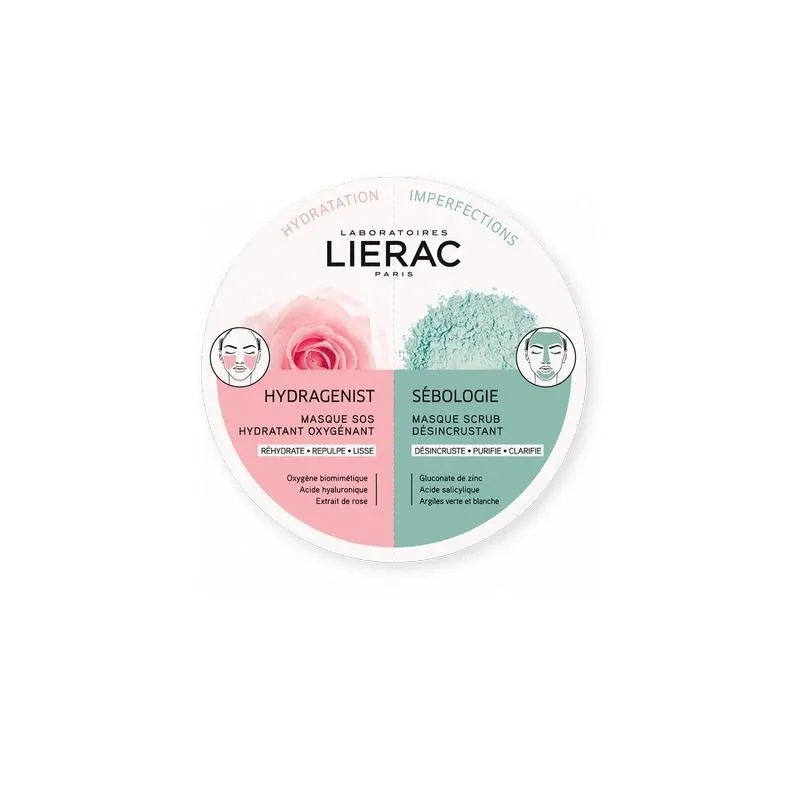 Lierac Duo Mascarilla Hydragenist y Sebologie