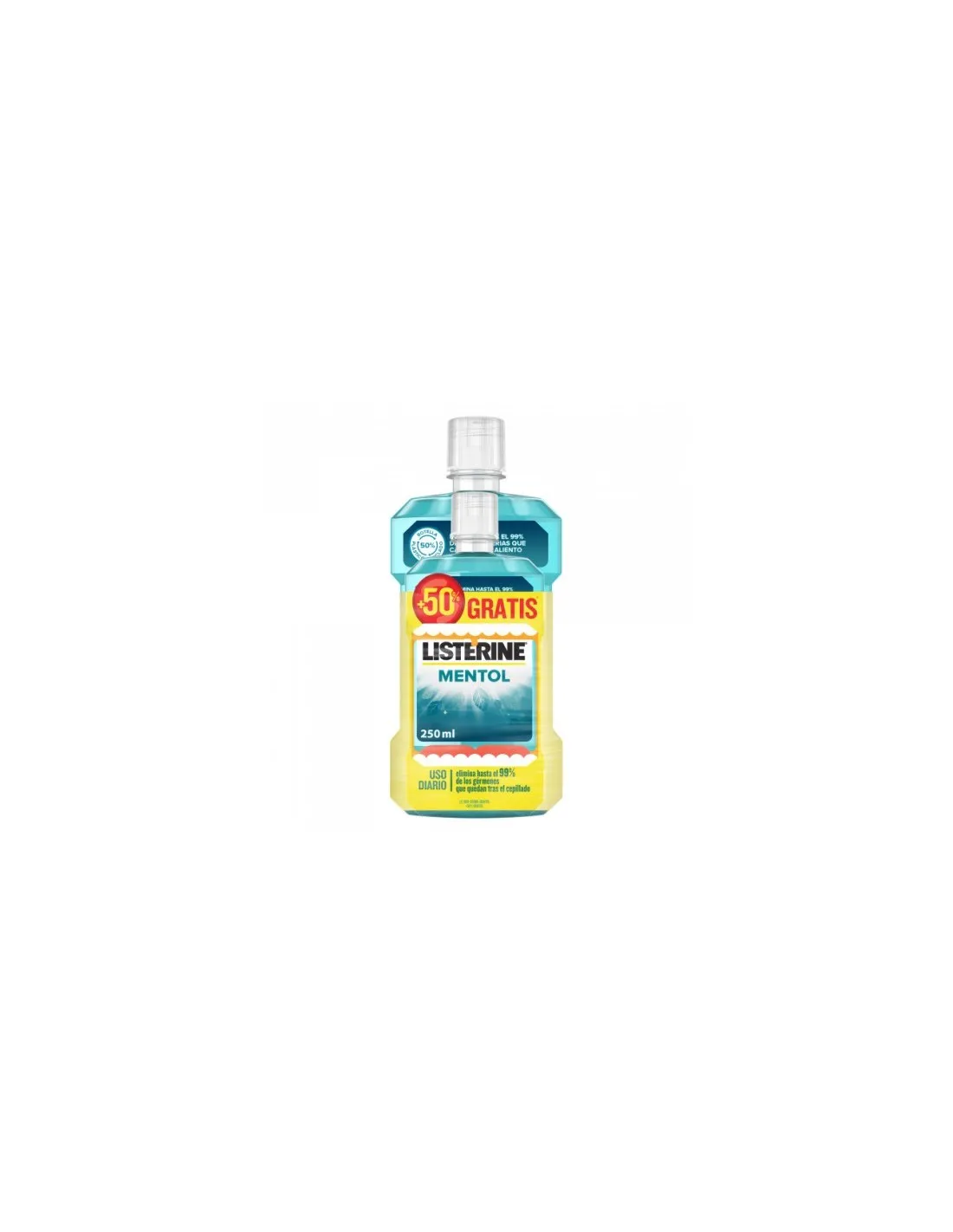LISTERINE Mentol Colutorio 500 ml + 250 ml