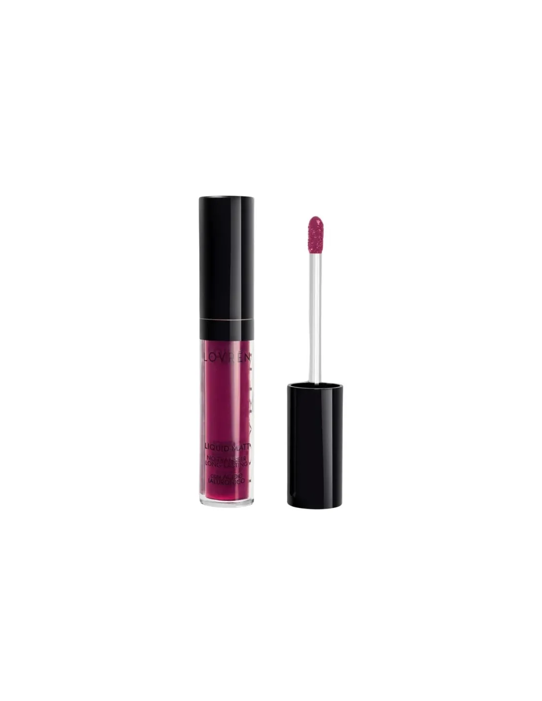 LOVREN Lápiz Labial Líquido Mate Color Púrpura 3 ml
