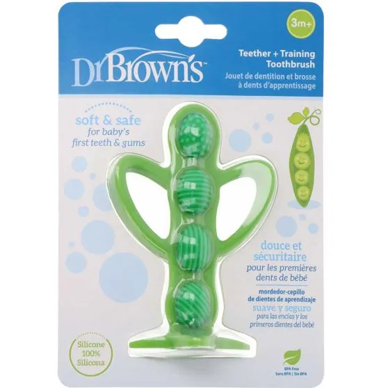 Dr. Brown's Mordedor-Cepillo verde +3M