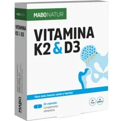 Mabonatur Vitamina K2 D3 30 Cápsulas