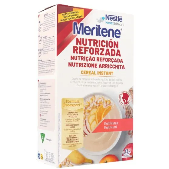 Meritene Cereal Instant Multifrutas 13 Raciones 520 gr
