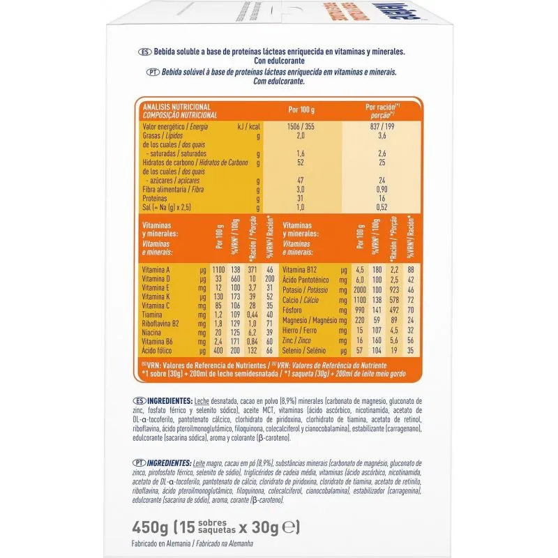 Meritene Fuerza y Vitalidad Café Descafeinado 30 Sobres