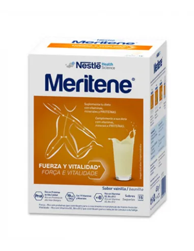 MERITENE SABOR VAINILLA 15 SOBRES.