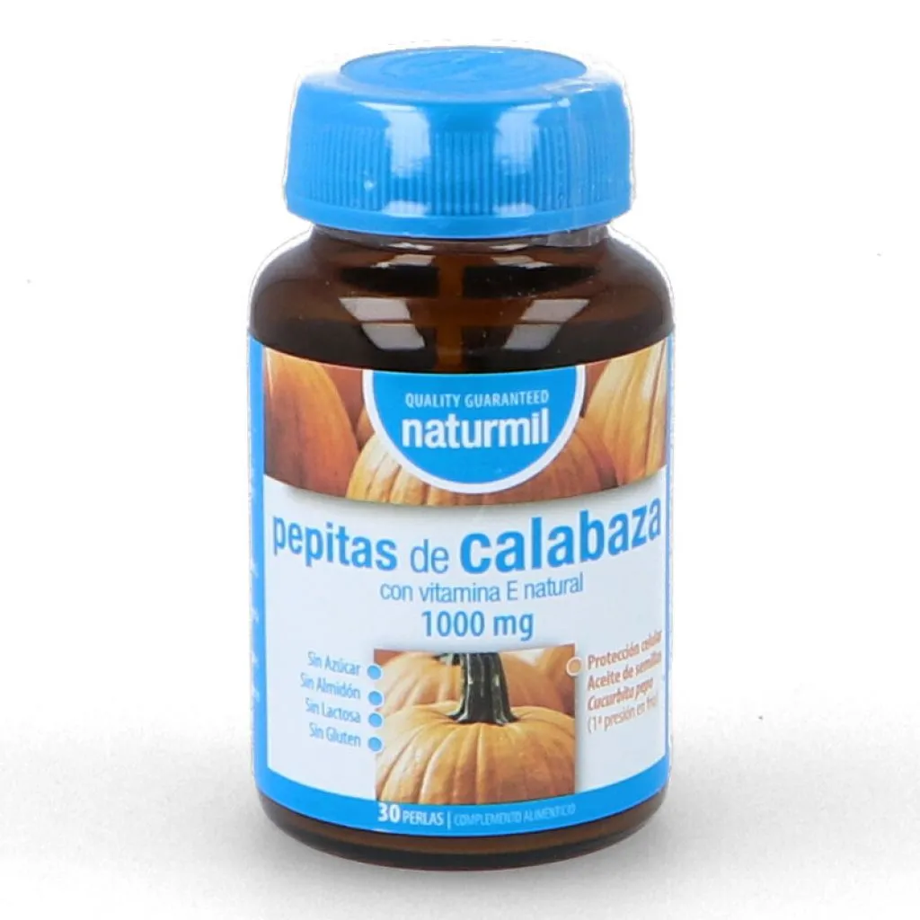 CALABAZA (Pepitas) 1000mg (30 perlas) Naturmil - Dietmed