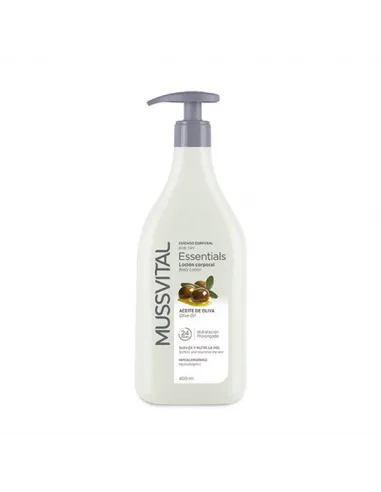 MUSSVITAL ESSENTIALS BODY MILK ACEITE DE OLIVA 400 ML