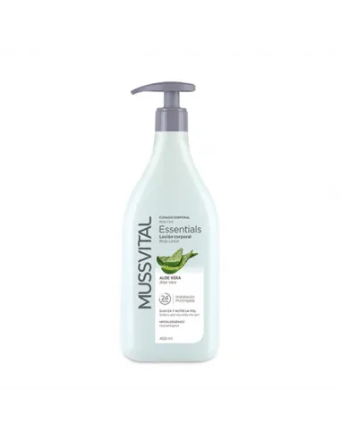 MUSSVITAL ESSENTIALS BODY MILK ALOE VERA 400 ML
