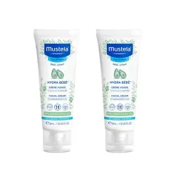 Mustela Hydra Bebe Cara 40ml + 40ml Duplo Promoción