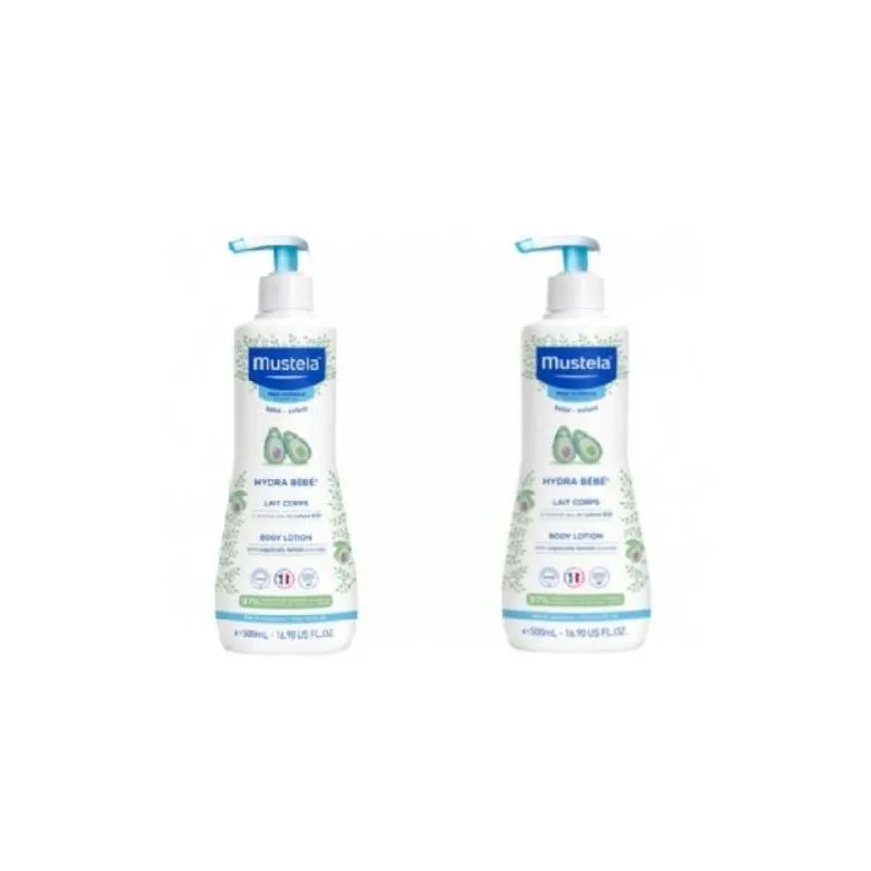 Mustela Hydra-Bebé Duplo 2×500 ml