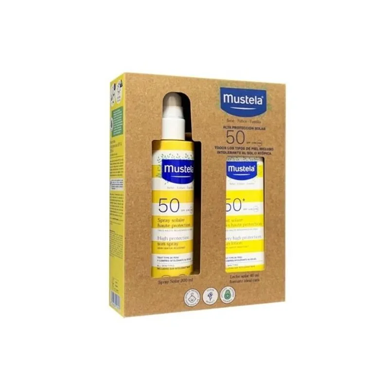 Mustela Pack Spray 200ml + Crema Solar 40ml SPF50+