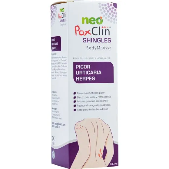 Neo PoxClin Mousse Picor - Urticaria - Pack 100 ml