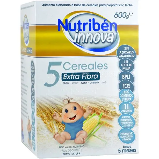 Nutribén Innova 5 Cereales Extra Fibra