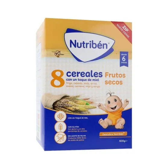 Nutribén 8 Cereales y Miel Frutos Secos