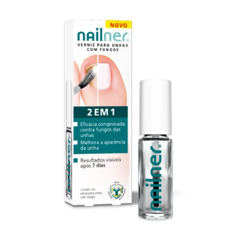 NAILNER PINCEL ANTI HONGOS DE UÑAS 2 EN 1