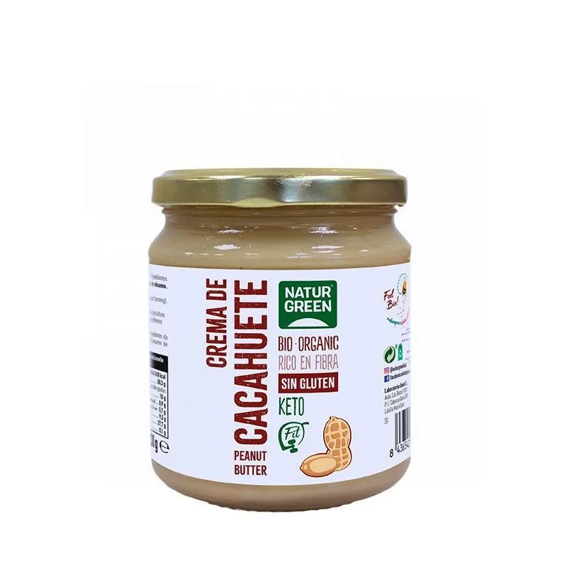 NaturGreen Crema de Cacahuete Bio 330gr
