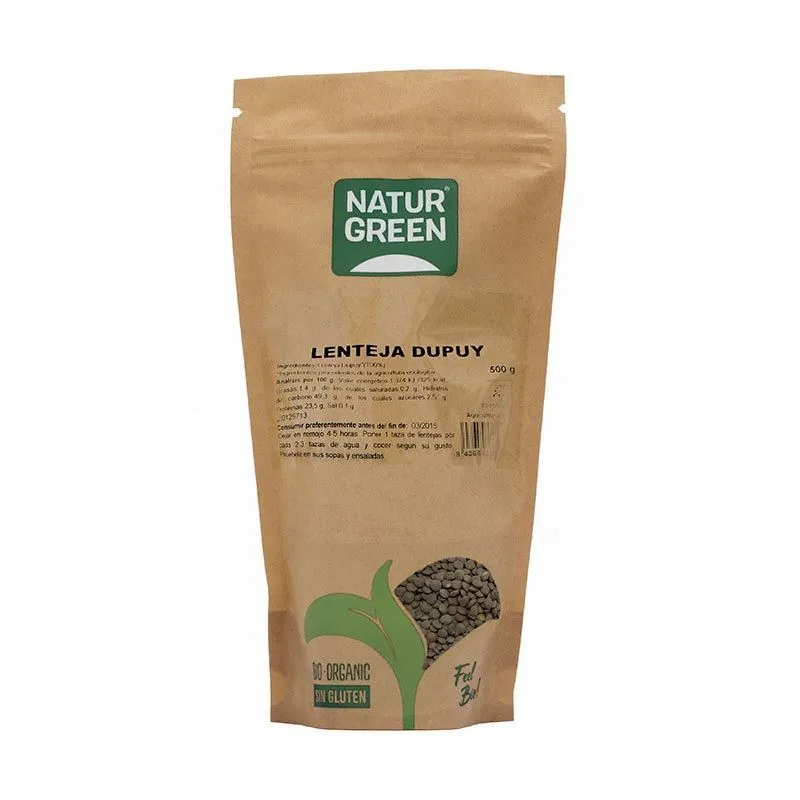 NaturGreen Lenteja Dupuy Ecológica 500gr