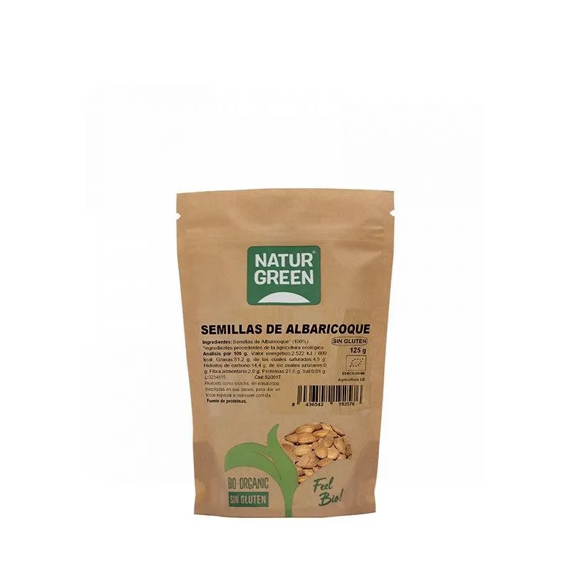 NaturGreen Semillas Ecológicas de Albaricoque 125gr