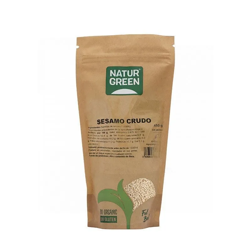 NaturGreen Sésamo Crudo Ecológico 450gr