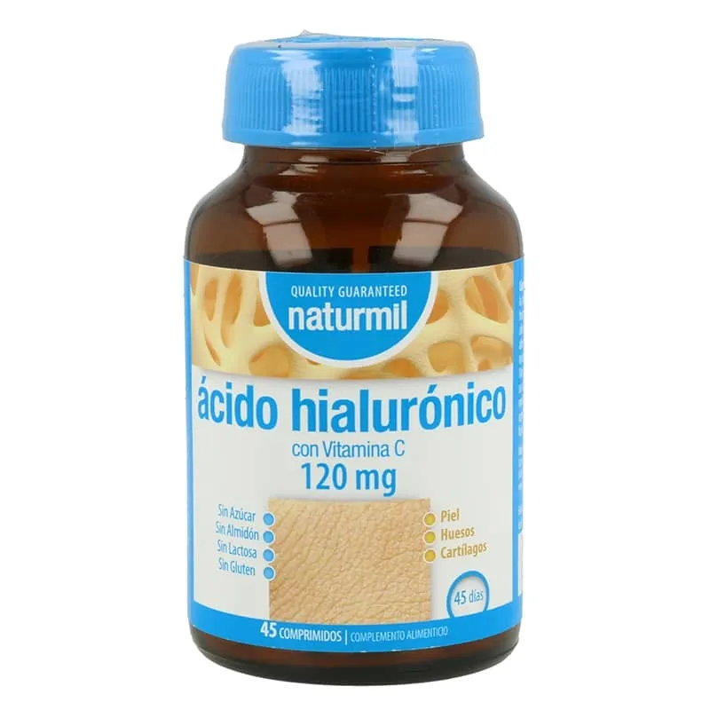 Ácido hialurónico 120 Mg (45 comp) Naturmil - Dietmed