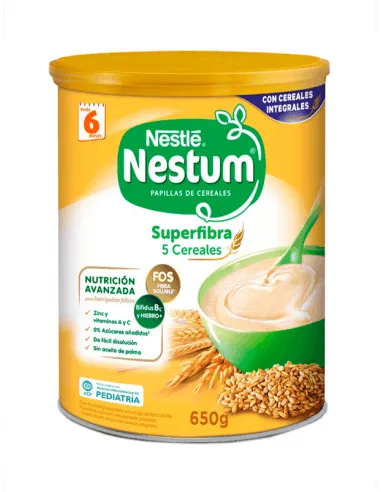 NESTLÉ NESTUM SUPERFIBRA 5 CEREALES 650 G