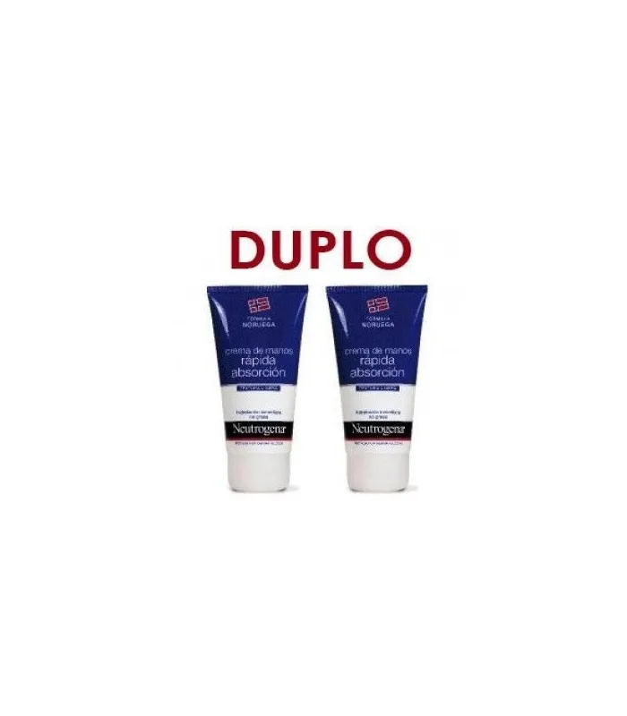 Neutrogena Crema De Manos Rapida Absorcion Duplo