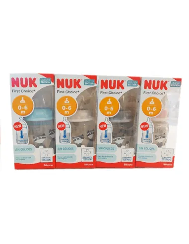 NUK BIBERON FC + PP SILICONA SAFARI 0-6 M 150 ML