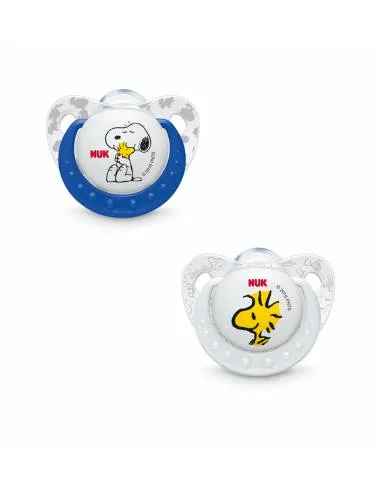 NUK CHUPETE SILICONA SNOOPY T-1- 2 U