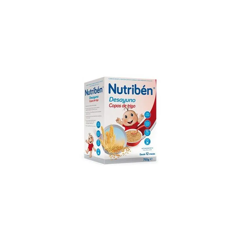 Nutribén Desayuno Copos De Trigo 750 gr