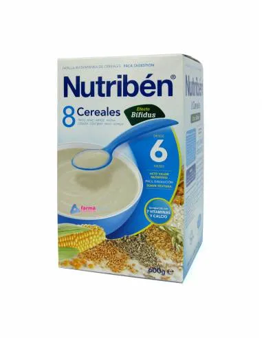 NUTRIBEN PAPILLA 8 CEREALES BIFIDUS 600 G