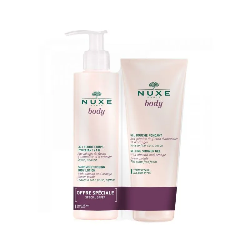 Nuxe Body Leche Fluida 400ml + Gel Ducha 200ml