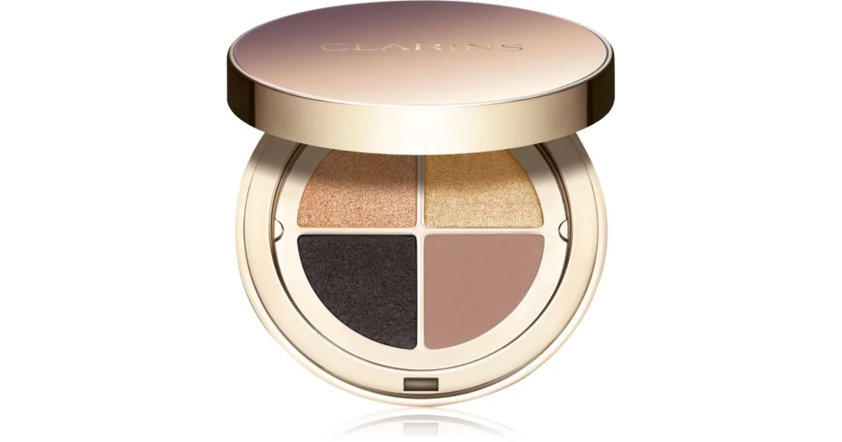 Clarins Ombre 4 Colour Eyeshadow Palette for a long-lasting effect colour 08 - Amber Gradation 4,2 g