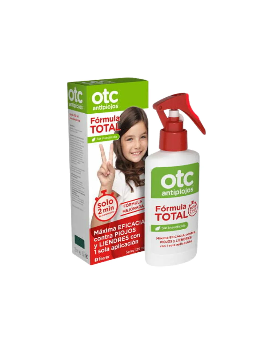 OTC Antipiojos Fórmula Total Spray 125 ml