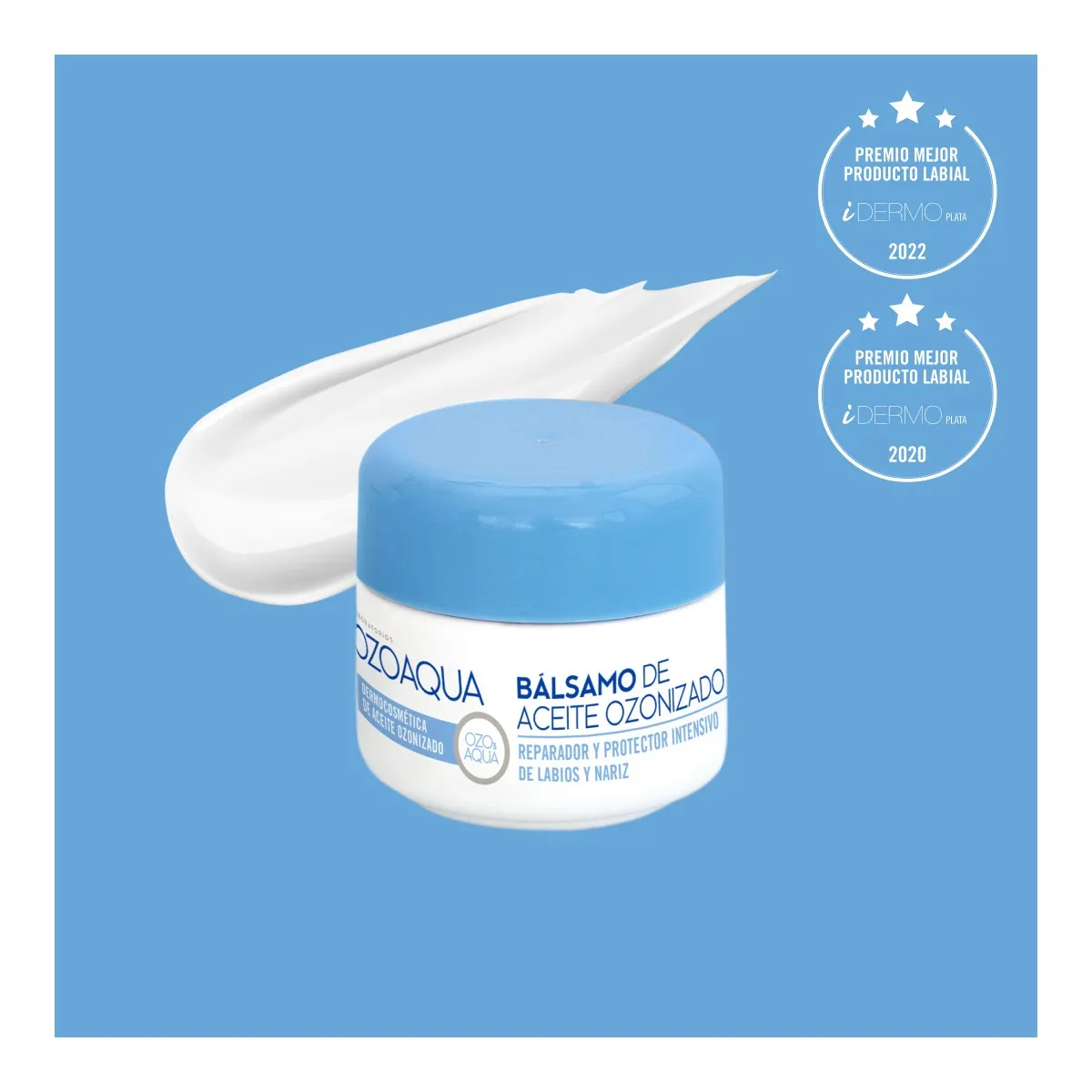 OZOAQUA balsamo labial de ozono 10ml.