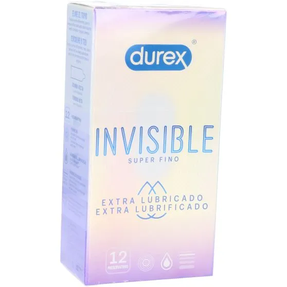 Durex Invisible Super Fino 12 Preservativos